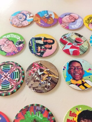 Lote Tazos Street Fighters, Chiquito, 30 tazos