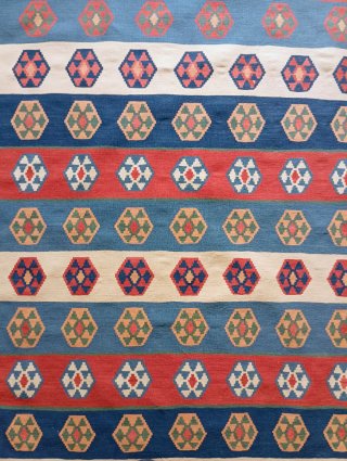 Alfombra kilim de lana 170×245