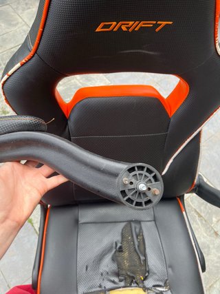 Silla Gaming Drift Negra y Naranja