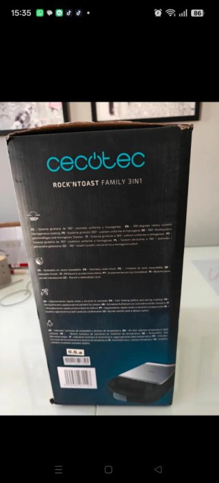 Sandwichera Cecotec Rock&Toast 1500W