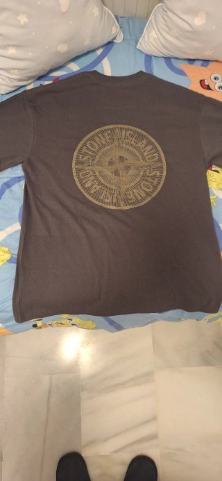 Camiseta Stone Island Talla XL Verde Oliva