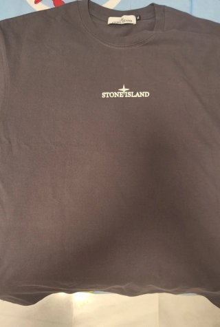 Camiseta Stone Island Talla XL Verde Oliva