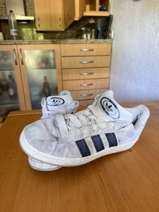 Zapatillas Adidas Campus Beige/Negras