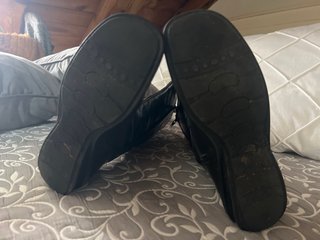 Botas de piel negras altas