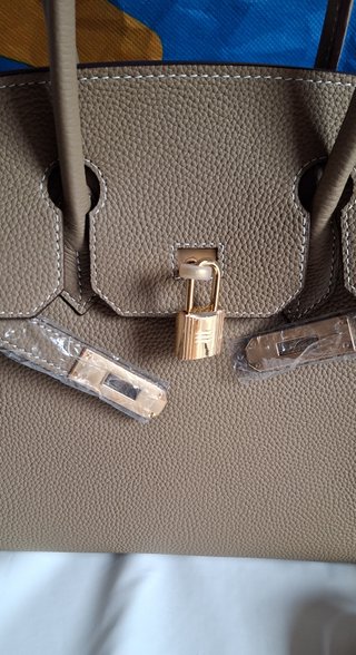 Borsa Kamugo Taupe 30cm Pelle Dupe Walmart USA
