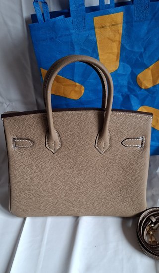 Borsa Kamugo Taupe 30cm Pelle Dupe Walmart USA
