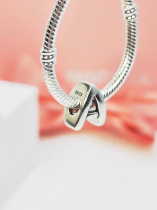 Charm Letra A Plata S925 para pulseras pandora