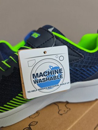 Zapatillas Skechers niño azul y verde