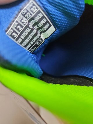 Zapatillas Skechers niño azul y verde
