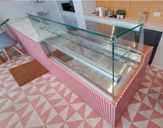 Vitrina refrigerada expositora madera