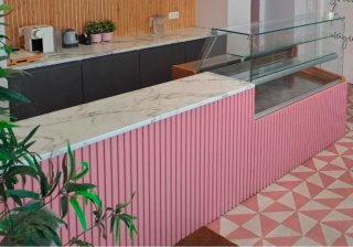 Vitrina refrigerada expositora madera
