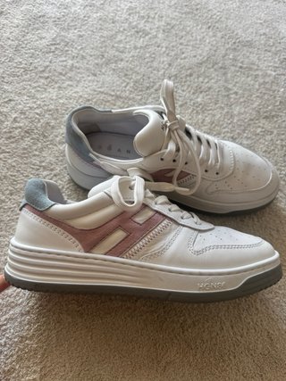 Sneakers Hogan Bianche e Rosa