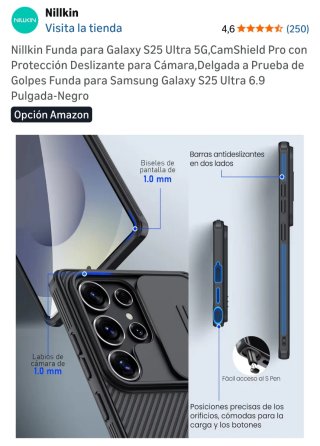 Nillkin CamshieldPro Custodia per Samsung S25Ultra