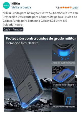 Nillkin CamshieldPro Custodia per Samsung S25Ultra
