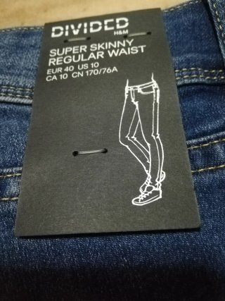 Vaqueros Mujer H&M  Con etiqueta