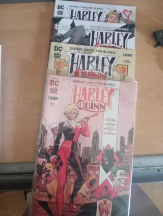 Harley Quinn Caballero Blanco