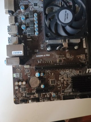 Placa Base MSI A320M-A PRO + CPU Athlon 3000G