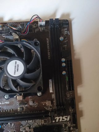 Placa Base MSI A320M-A PRO + CPU Athlon 3000G
