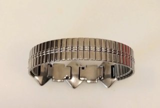 Bracciale Acciaio unisex con Croci color Oro