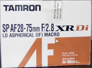 Tamron SP AF 28-75mm F/2.8 XR Di Macro