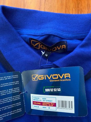 Polo Givova Blu Originale