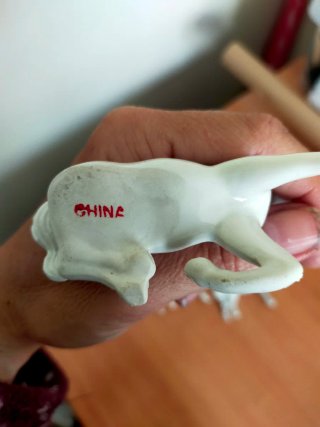 Caballos porcelana china