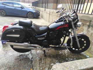 Moto Custom Daelim Start Negra