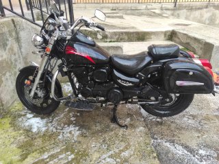 Moto Custom Daelim Start Negra