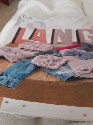 Revista francesa de labores de punto para bebés pu