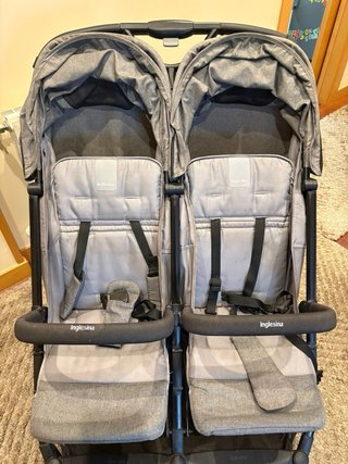 Silla gemelar Inglesina ligera gris