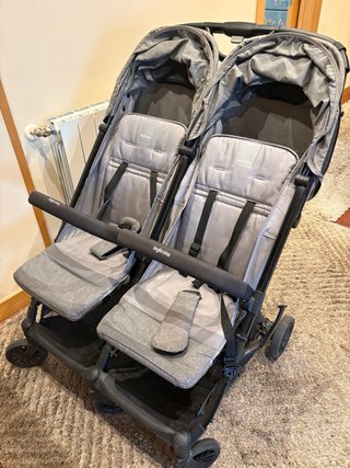 Silla gemelar Inglesina ligera gris