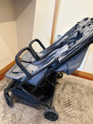 Silla gemelar Inglesina ligera gris