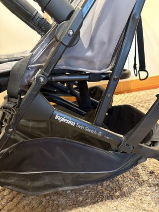 Silla gemelar Inglesina ligera gris