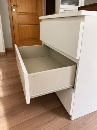 Cajonera IKEA MALM Blanca 3 Cajones