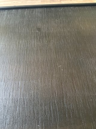 Mesa baja salón negra y marrón
