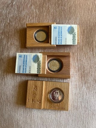 Monedas plata con certificado de autenticidad