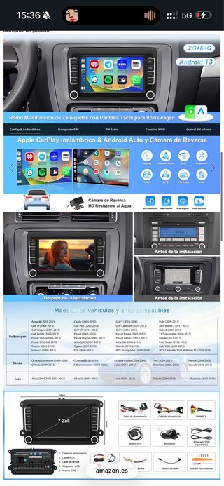 NUEVO! (140€) Radio VW Passat/Golf/Polo