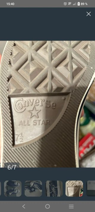 Converse All Star Azul Marino Talla 37.5