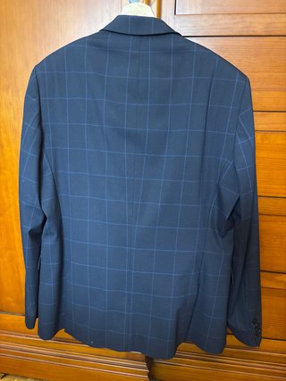 Traje Super Slim Fit Mango Azul Talla M/L