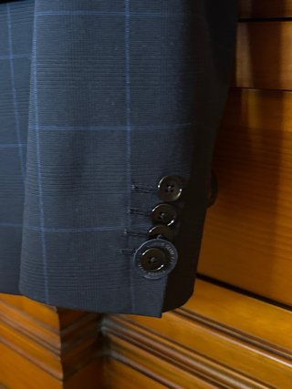 Traje Super Slim Fit Mango Azul Talla M/L