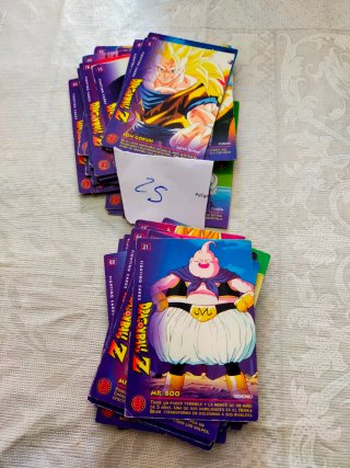 Cartas/Cromos Dragon Ball Z Colección Años 90