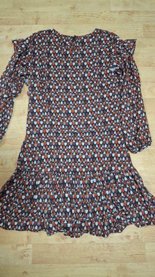 Conjunto niña Mayoral: vestido, medias y zapatos