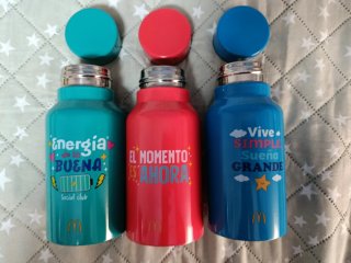 Set 3 Botellas McDonald's