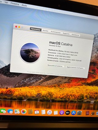 MacBook Pro 2013 Argento