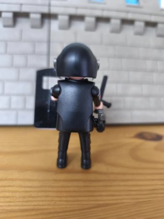 Playmobil- lote de 4 Policías Nacionales Antidistu