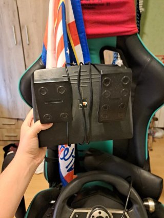 Volante y pedales PS4