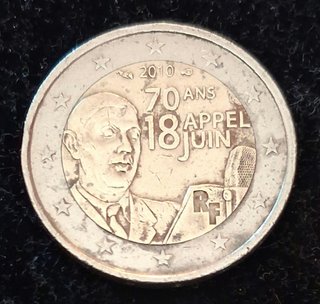 Moneda 2€ Conmemorativa Francia 2010