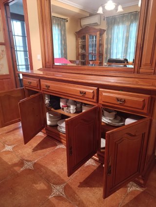 Mueble de salón madera de pino
