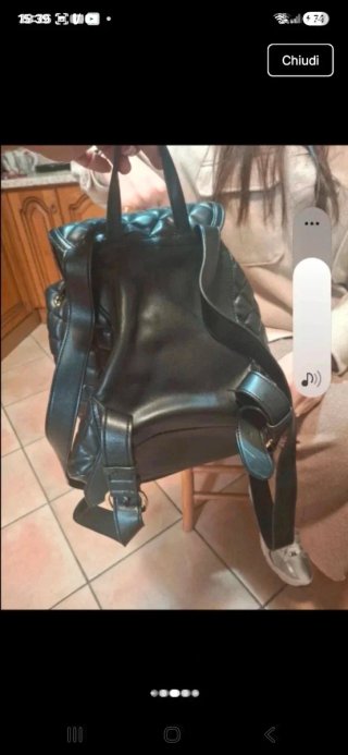 Zaino Love Moschino nero trapuntato