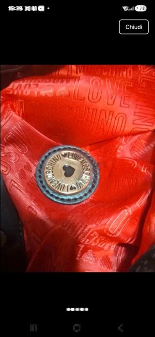 Zaino Love Moschino nero trapuntato